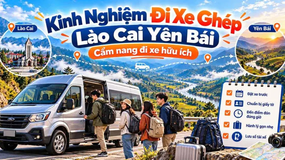 Kinh Nghiệm Đi Xe Ghép Lào Cai Yên Bái